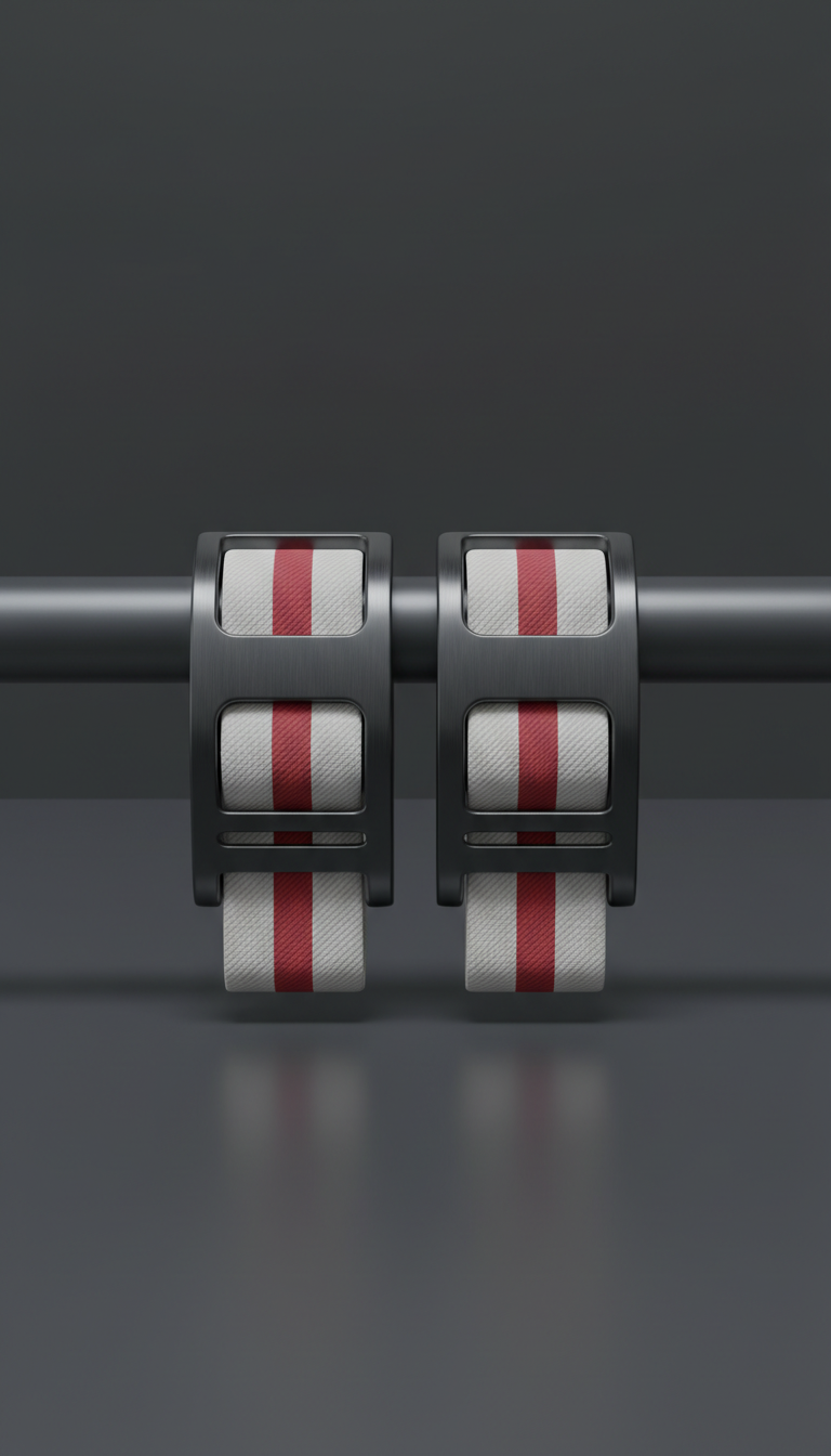 Lifting Strap With Branded Metal Hardware